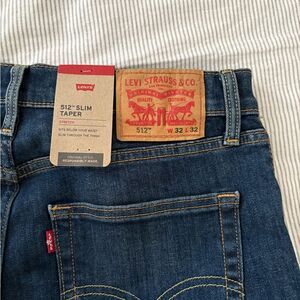 Levi's 512 Slim Taper Men’s Jeans in Dark Blue